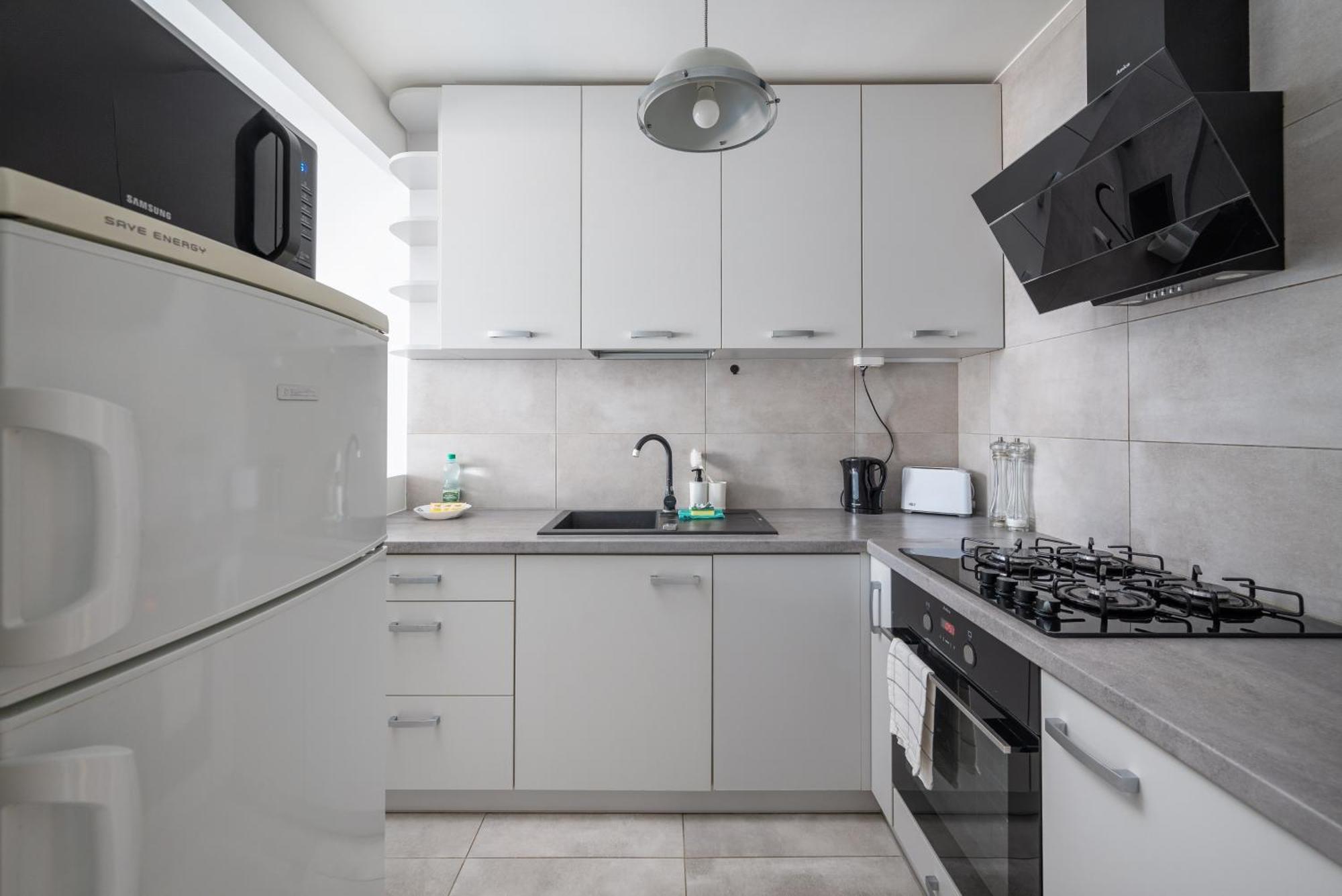 Grzybowska Blue City Centre Apartment ワルシャワ エクステリア 写真