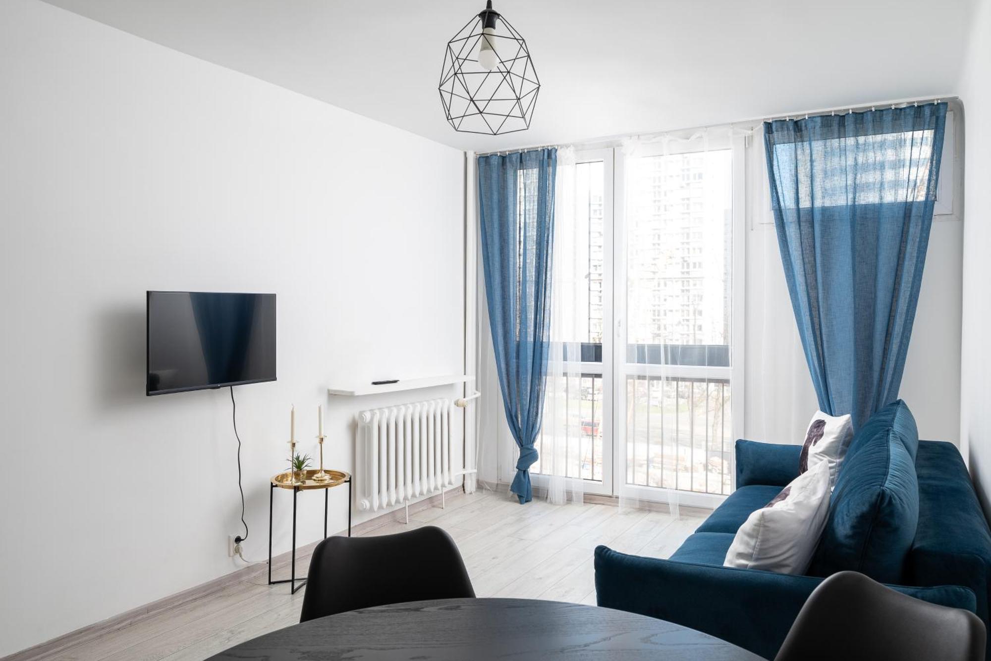 Grzybowska Blue City Centre Apartment ワルシャワ エクステリア 写真